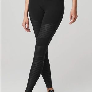 Alo Yoga Black Moto Leggings S